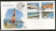 South Africa 1983 Beaches Yatch Shell Transport Painting Sc 622-5 FDC # 16275