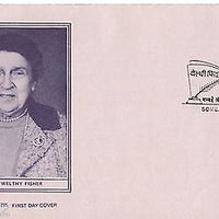 India 1980 Welthy Fisher Eaducationist Phila-813 FDC