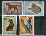 Luxembourg 1961 Birds Dog Cat Horse Animals Protection Fauna Sc 376-79 MNH #4027