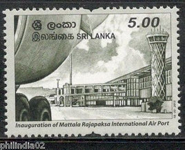 Sri Lanka 2013 Mattala Rajapaksa International Airport Transport 1v MNH # 952