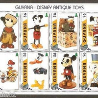 Guyana Walt Disney Antique Toys Mickey Mose Donald MNH