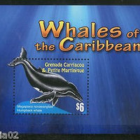 Grenada Grenadines 2008 Whales Fish Marine Life Animals Sc 2764 M/s MNH # 5258