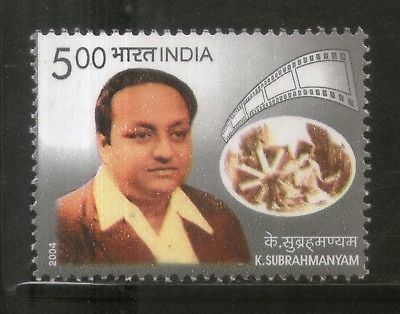 India 2004 K. Subrahmanyam Cinema Film Maker Cinema Phila-2069 MNH