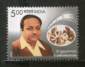 India 2004 K. Subrahmanyam Cinema Film Maker Cinema Phila-2069 MNH