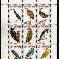 Suriname 2007 Birds Wildlife Animal Fauna Sc 1355 Setenant + Label MNH # 8067