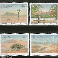 Namibia 1993 Namib Desert Sand Dunes Environment Tree Lake Sc 734-37 MNH # 2644