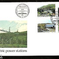 Transkei 1986 Hydroelectric Power Stations River Wind Energy Sc 175-8 FDC #16214