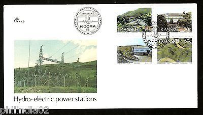 Transkei 1986 Hydroelectric Power Stations River Wind Energy Sc 175-8 FDC #16214