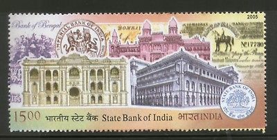 India 2005 State Bank of India Phila-2134 MNH