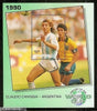 Bhutan 1991 History of World Cup Football Claudio Caniggia Argentina Sc 1043 M/s