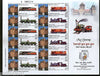 India 2011 My Stamp Full Steam Ahead Railway Amar Mahal Palace Sheetlet MNH