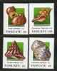 Vanuatu 1993 Sea Shells Marine Life Animals Sc 611-14 MNH # 3254