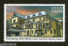India 2014 Gaiety Theatre Complex, Shimla Architecture Art 1v MNH