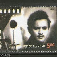 India 2004 Guru Dutt Actor Cinema Film Movie Phila-2081 / Sc 2080 1v MNH