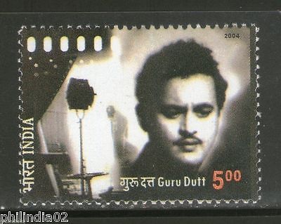 India 2004 Guru Dutt Actor Cinema Film Movie Phila-2081 / Sc 2080 1v MNH