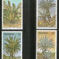 Transkei 1980 Cycads Flower Trees Plants Flora Sc 75-78 MH # 4284