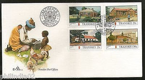 Transkei 1984 Post Office Buildings Architecture Letter Box Sc 125-28 FDC # 7030