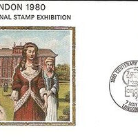 Great Britain 1980 London-80 Exhibit Colorano Silk Cover # 13168