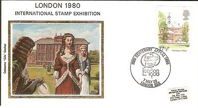 Great Britain 1980 London-80 Exhibit Colorano Silk Cover # 13168