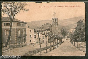 Spain 1912 The Paseo Garriga Station Architecture Used View Post Card # 1454-55