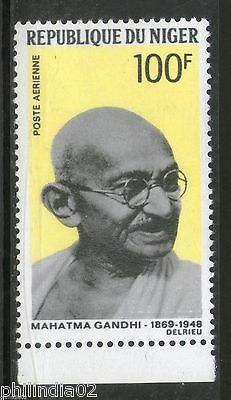 Niger 1969 Mahatma Gandhi of India Apostle of non Violences MNH # 1985