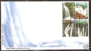 India 2003 Waterfalls Jog Kempty Kakolat Geology 4v FDC