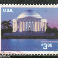 USA 2002 $3.85 Jefferson Memorial Architecture Sc 3647 Used Stamp# 2165