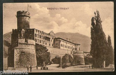 Austria 1911 Italy Trento Trient Castle Architecture View Picture Post Card #158