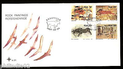 South Africa 1984 Bloukrans River Bridge Architecture Sc 634-37 FDC # 16187