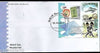 India 2012 Philately Day Stamp on Stamp QV Head Inverted Air Mail M/s on FDC