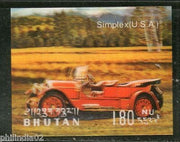 Bhutan 1971 Car Simplex USA Antique Automobiles Exotica 3D Stamp Sc128l MNH 3715
