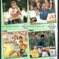 Bhutan 1991 History of World Cup Football Soccer Sc 1043-48 6 M/s Set MNH # 7943