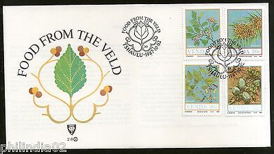 Venda 1987 Fruits of Veld Flower Trees Plants Flora Sc 173-76 FDC # 16452