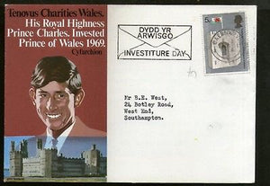 Great Britain 1969 Investiture of Prince Charles as Prince of Wales FDC # 8257
