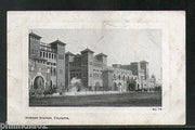 India Calcutta Howrah Railway Station View / Picture Post Card # PC110