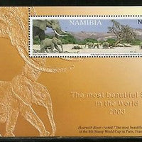 Namibia 2003 Elephant Hoarusib River Wildlife Animal Fauna Sc 1023 M/s MNH #5189