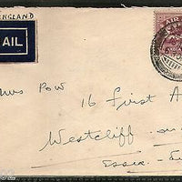 India 1931 KG V Air Mail Stamp on Cover Amritsar to England # 1451-11