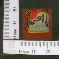 India Vintage Trade Label Fancy Boquet Essential Oil Label # 3294