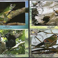 India 2012 Convention on Biological Diversity Bird Frog Monkey Animal Max Card # 8240