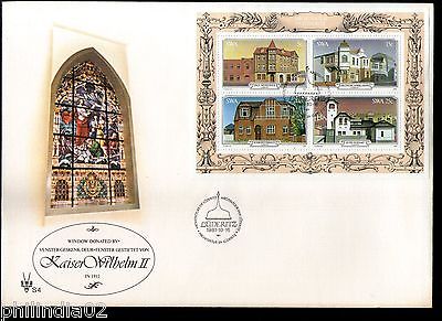 South West Africa 1981 Historic buildings in Luderitz Sc 479-82 M/s FDC# 15271