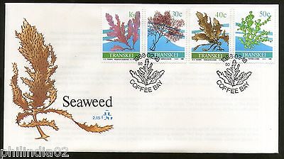 Transkei 1988 Seweeds Flower Plants Trees Flora Sc 199-202 FDC # 16046