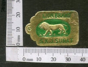 India Vintage Trade Label Lion Brand Essential Oil Label Animal Wildlife # 1126