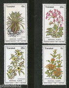 Transkei 1981 Medicinal Plants Flower Trees Flora Sc 32-35 MH # 4264