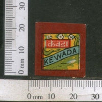 India Vintage Trade Label Kewada Water Label Flower of screnpine # 492
