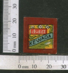 India Vintage Trade Label Kewada Water Label Flower of screnpine # 492
