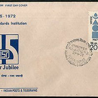 India 1972 Indian Standards Institution Phila-548 FDC