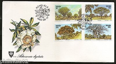 Venda 1982 Native Trees Plant Flora Environment Conservation Sc 84-87 FDC #16443