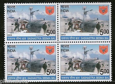 India 2013 Sashastra Seema Bal Arms Police Force Military BLK/4 MNH