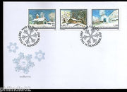 Liechtenstein 2007 Christmas Snow - Capped Chapels Architecture FDC # 7999