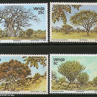 Venda 1982 Native Trees Plant Flora Environment Conservation Sc 84-87 MNH # 4044